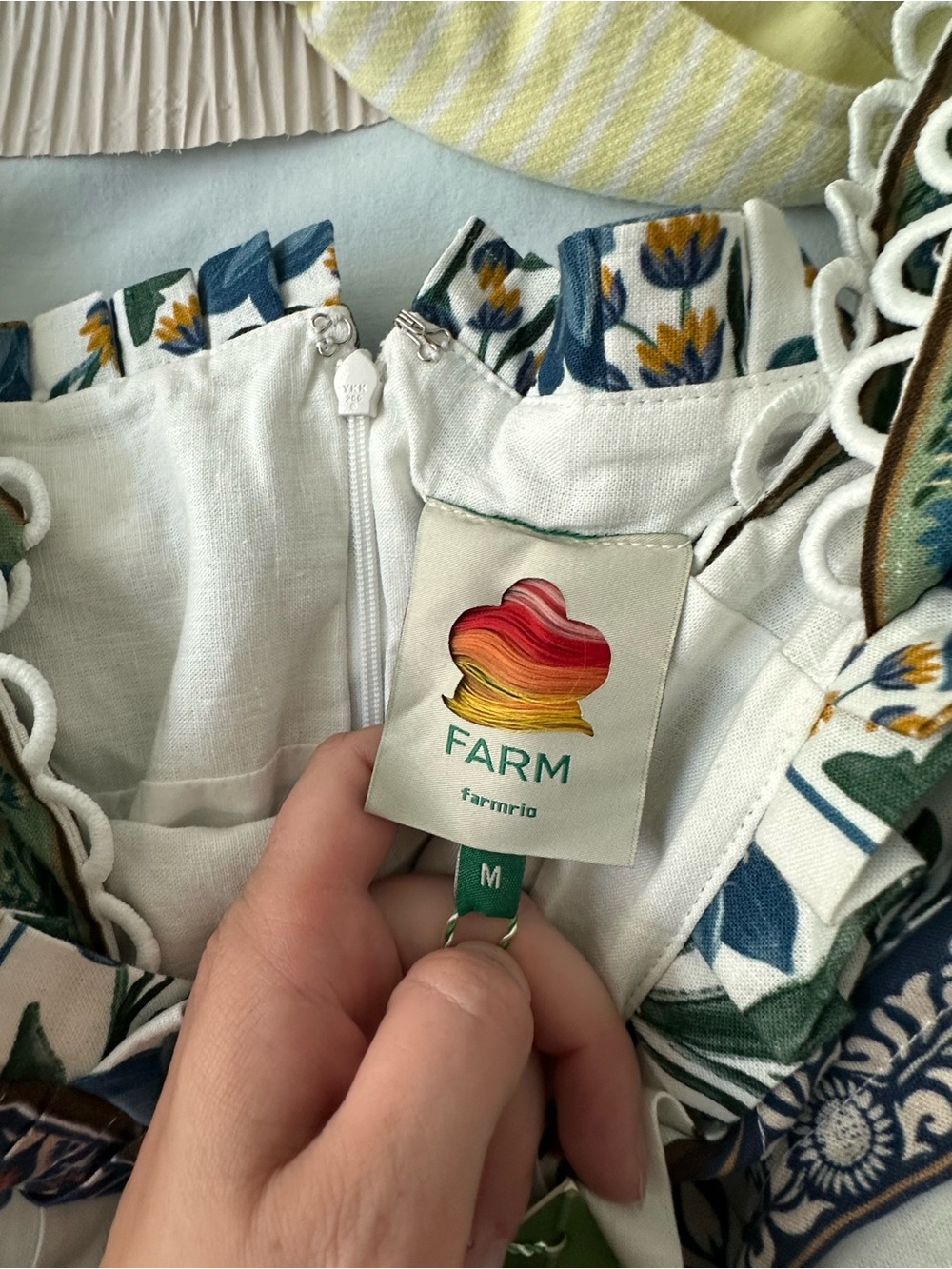 NWT FARM RIO Floral Printed Maxi Sundress Sz. M - Picture 4 of 4